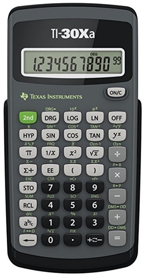 Texas Instruments TI-30Xa wissenschaftlicher Taschenrechner